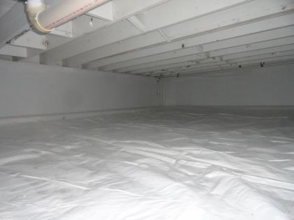 AFTER Encapsulated Crawl Space