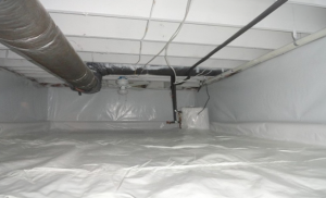 Exhaust Fan in Sealed Crawl Space